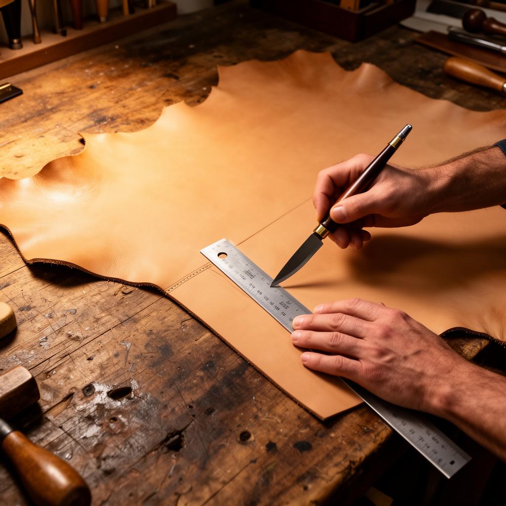 Measured by hand.